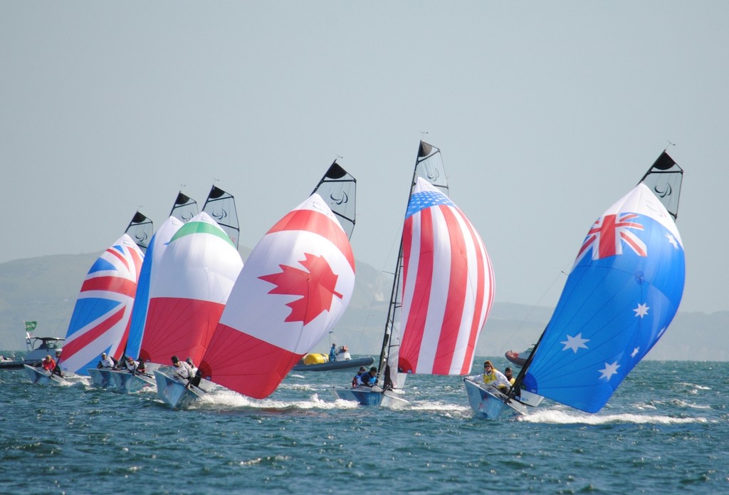 SKUD 18 - Day 5 2012 Paralympic Regatta, Portland  Harbour © David Staley - IFDS 